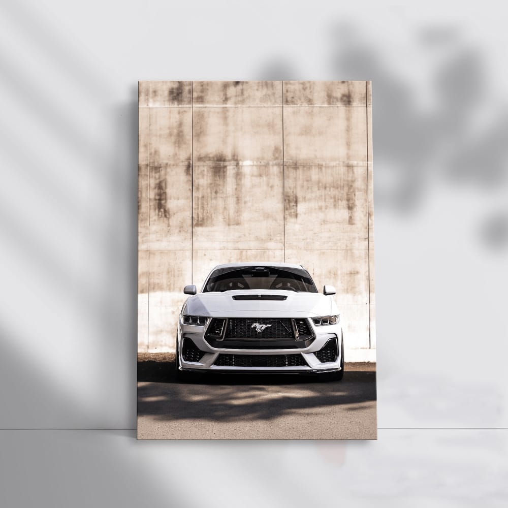 Mustang FH5 on Concrete Wall - Speed Meets Style