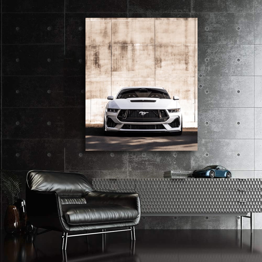 Mustang FH5 on Concrete Wall - Speed Meets Style