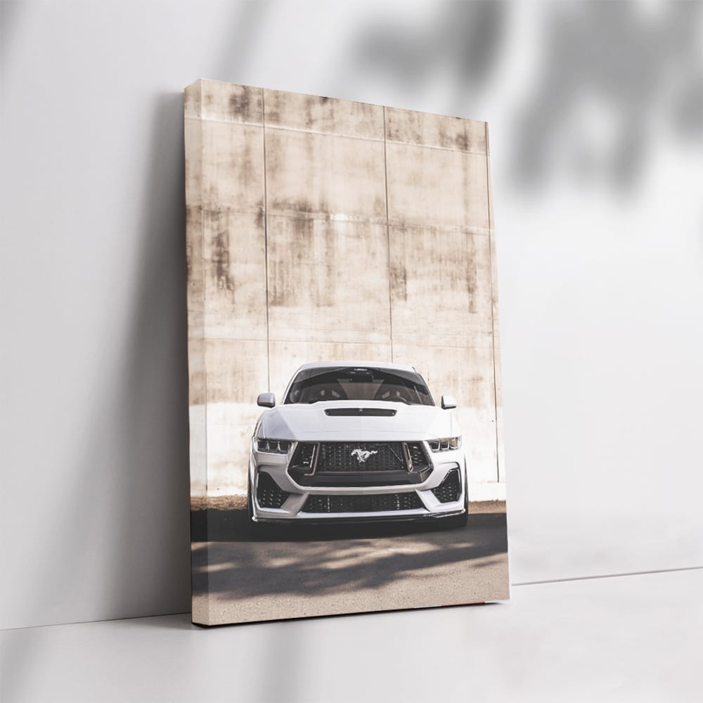 Mustang FH5 on Concrete Wall - Speed Meets Style