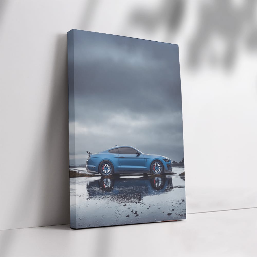 Foggy Mustang Adventure - Classic Power and Style