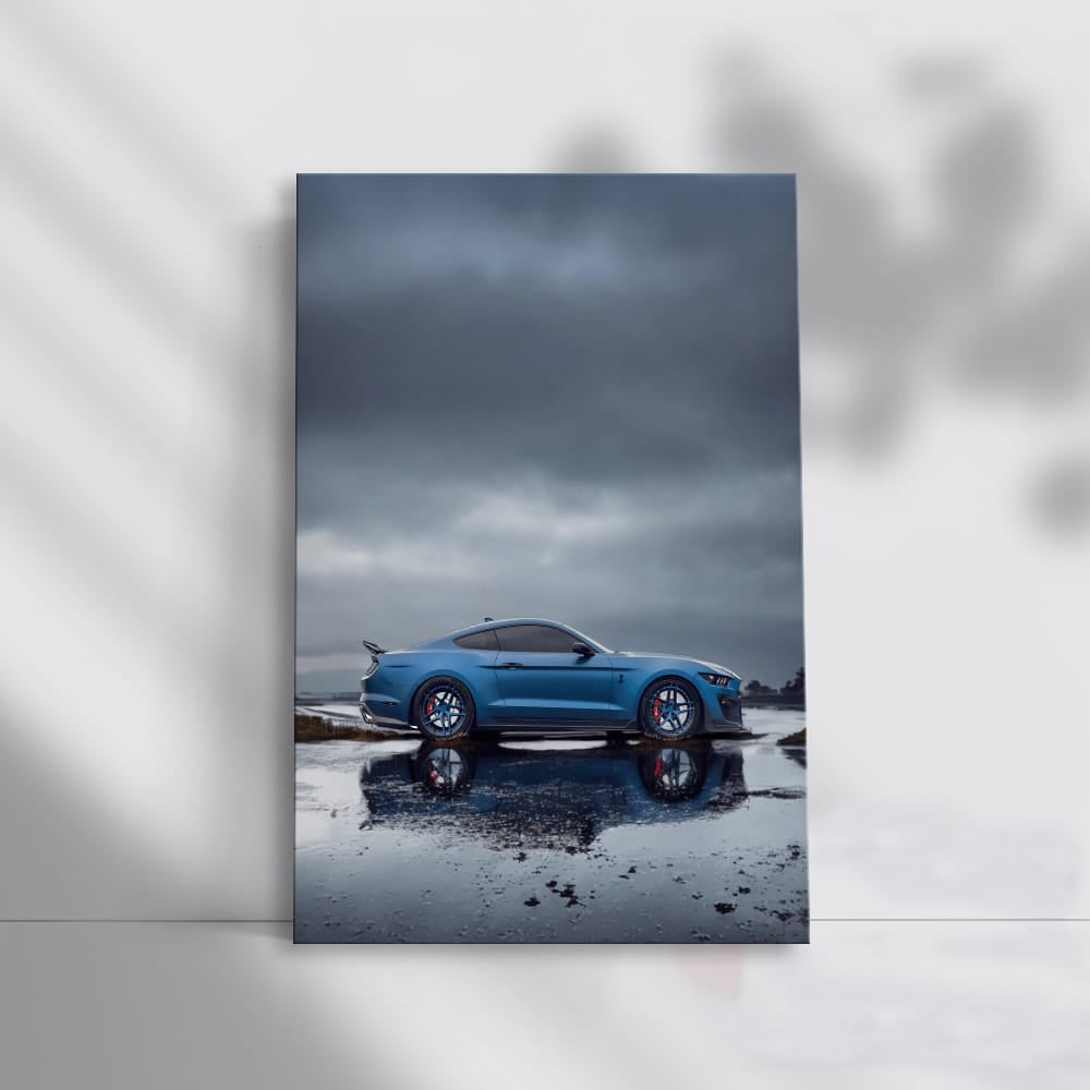 Foggy Mustang Adventure - Classic Power and Style