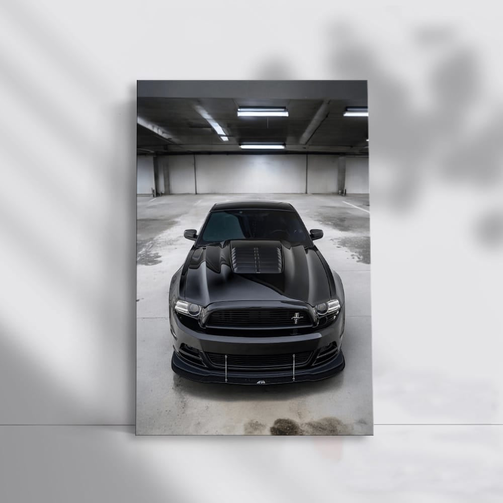 Iconic Mustang in Lot - Classic American Muscle Car