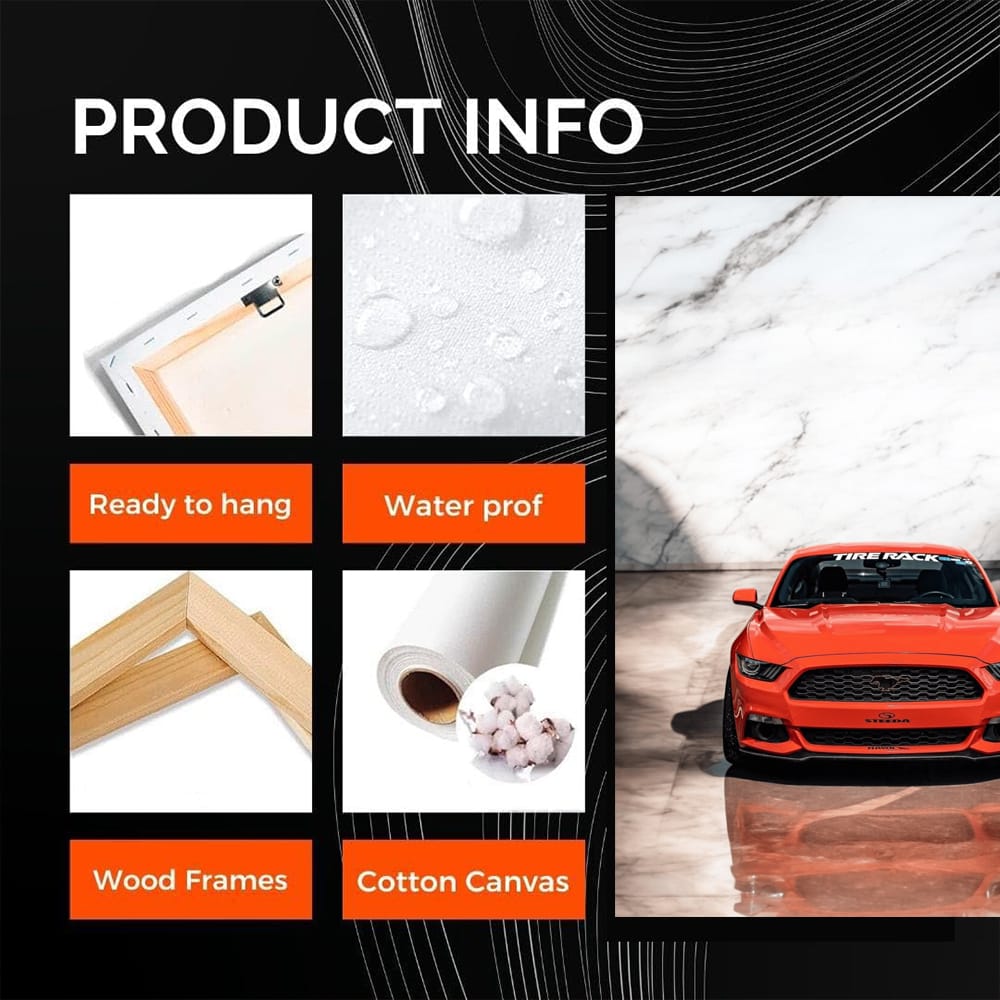 Mustang Marble - 1: Classic Blend of Power and Elegance