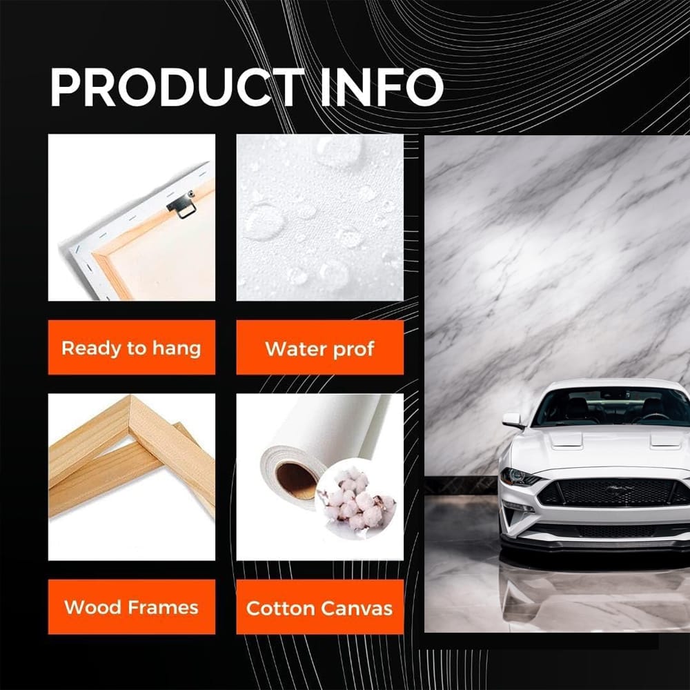 Mustang Marble - 2: Bold Elegance on Wheels
