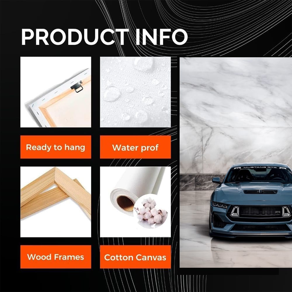 Mustang Marble - 3: Bold Elegance in Motion