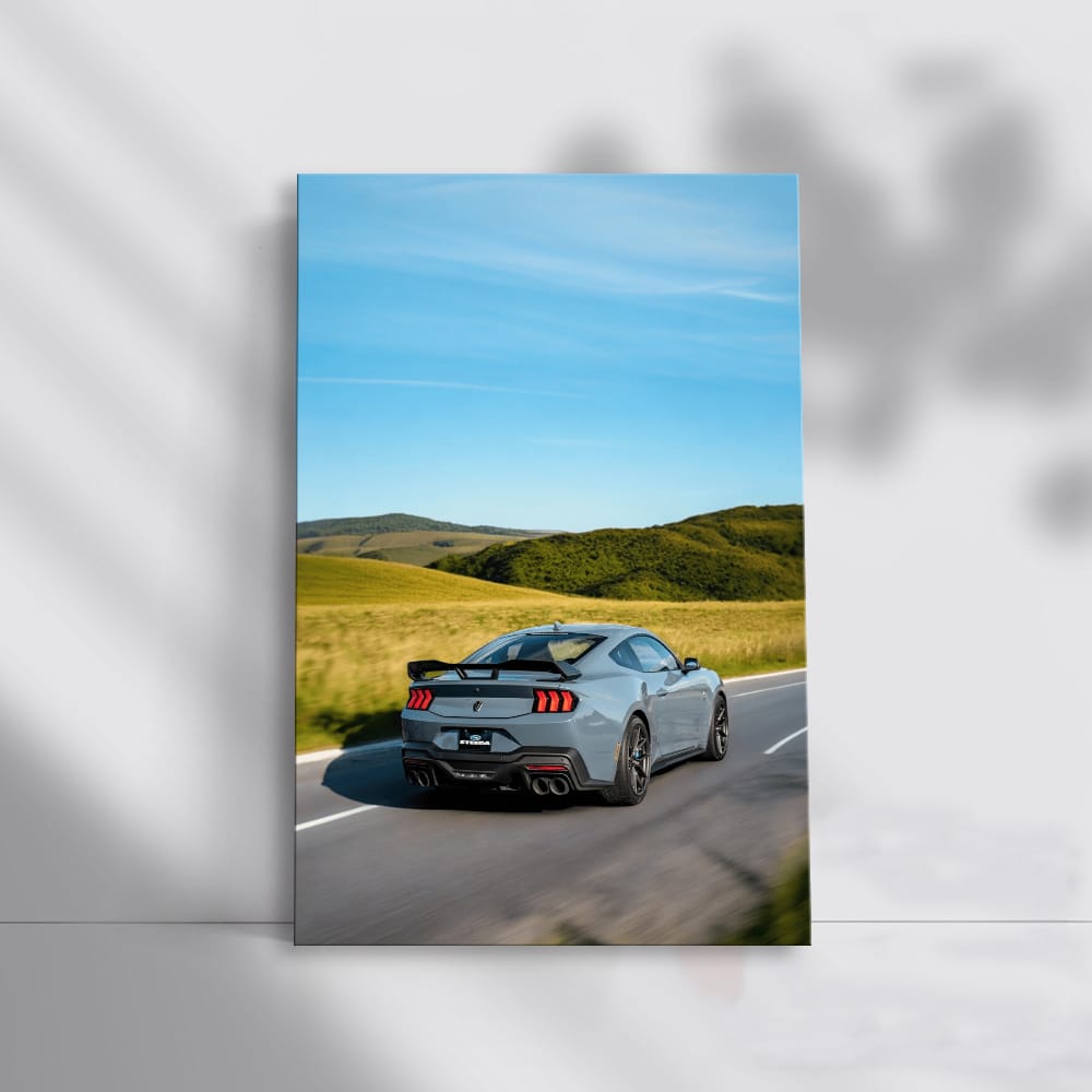 Mustang Cruising Highway - Speed and Power Unleashed