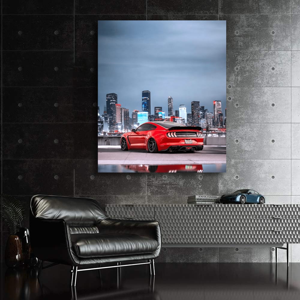 Mustang Shelby GT500 Roars in Urban Jungle - Power Unleashed