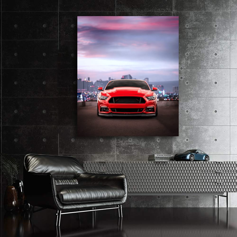 Shelby GT500 in Urban Setting - Unleash Power