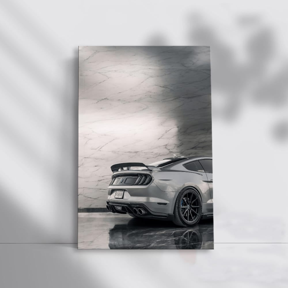 Silver Mustang Marble - Sleek Power on Wheels