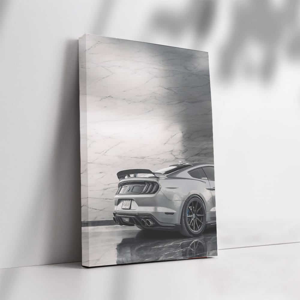 Silver Mustang Marble - Sleek Power on Wheels