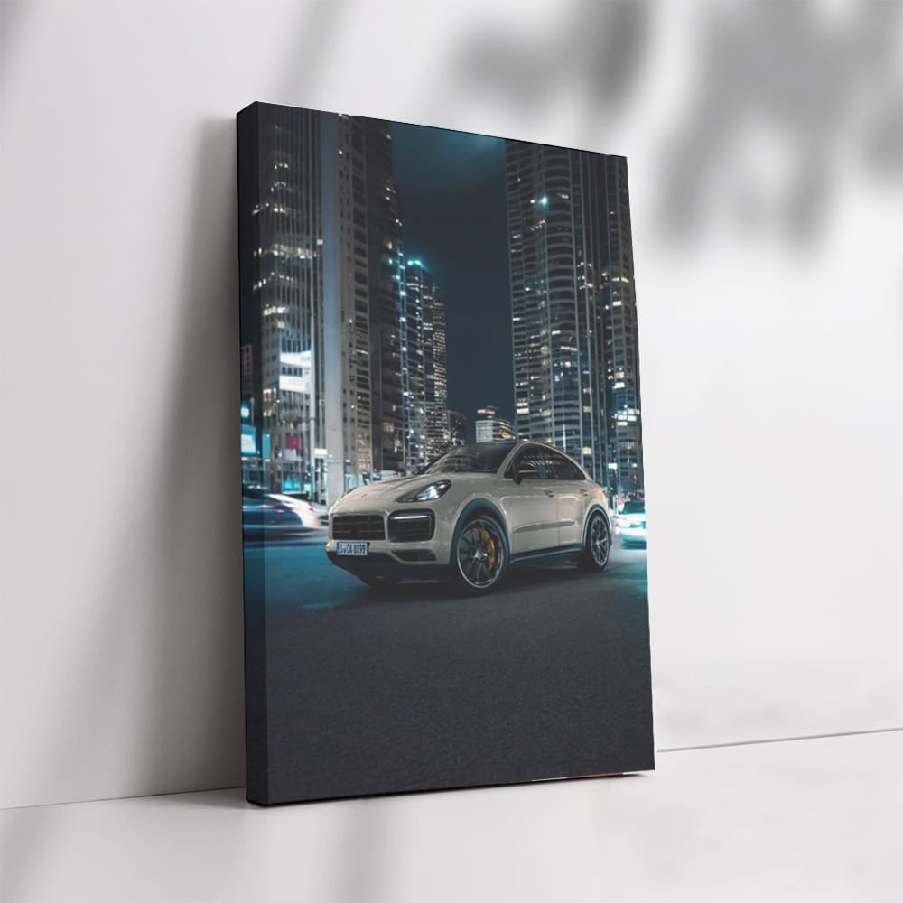 Nighttime City Drive: New Porsche Cayenne - Elegance Unleashed