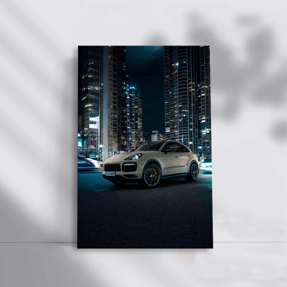 Nighttime City Drive: New Porsche Cayenne - Elegance Unleashed