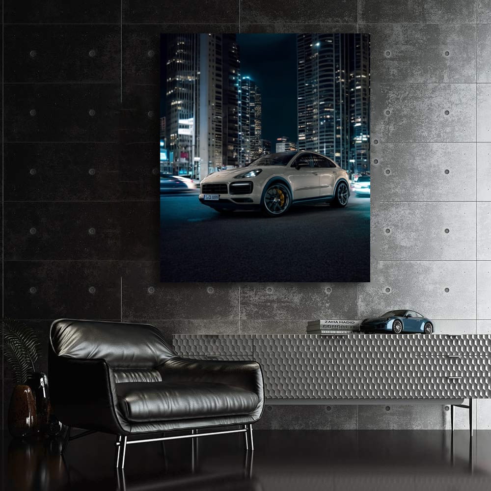 Nighttime City Drive: New Porsche Cayenne - Elegance Unleashed