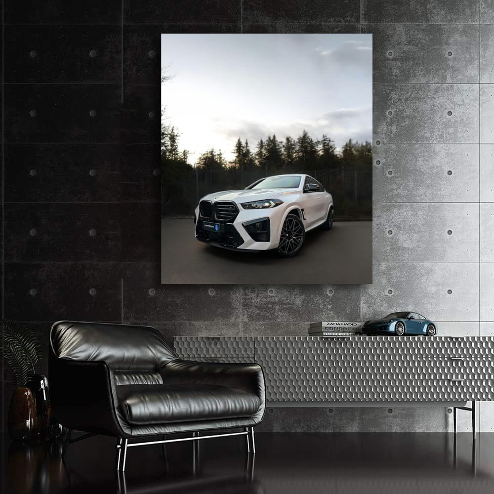 Sleek New White BMW X6 M Competition - Power and Elegance
