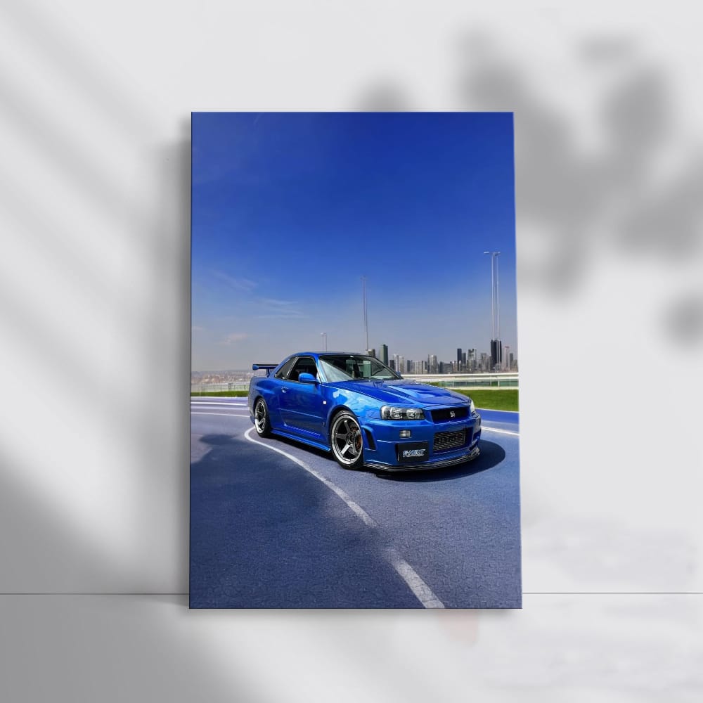 Nissan Skyline GT-R R34 Roaming City Streets - Power Unleashed