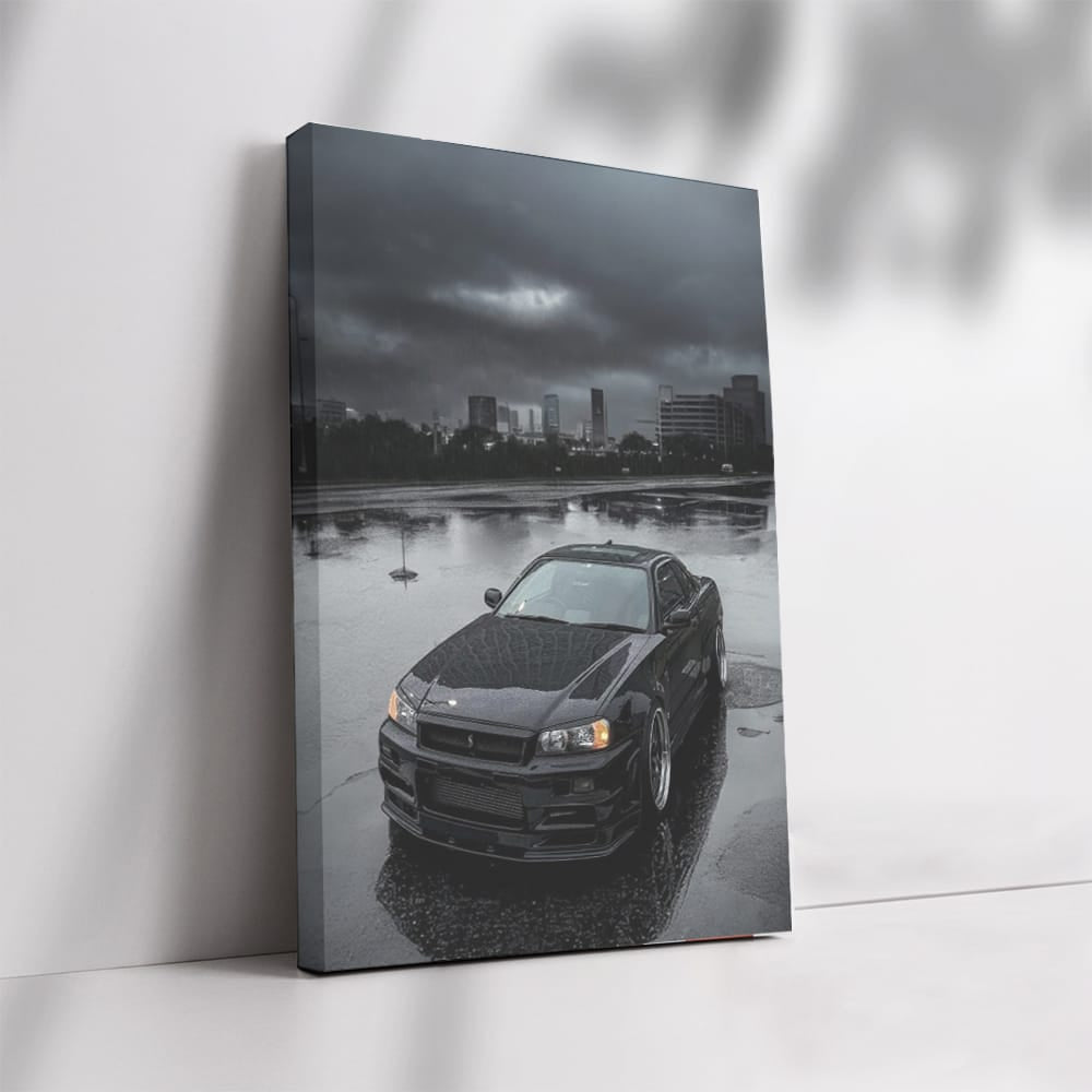Nissan R34 GT-R Skyline Rainstorm - Iconic Speed Machine
