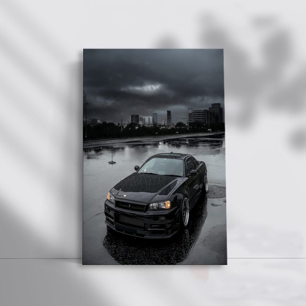 Nissan R34 GT-R Skyline Rainstorm - Iconic Speed Machine