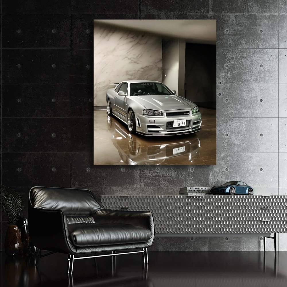 Nissan R34 GT-R Skyline Marble - Iconic Performance Legend