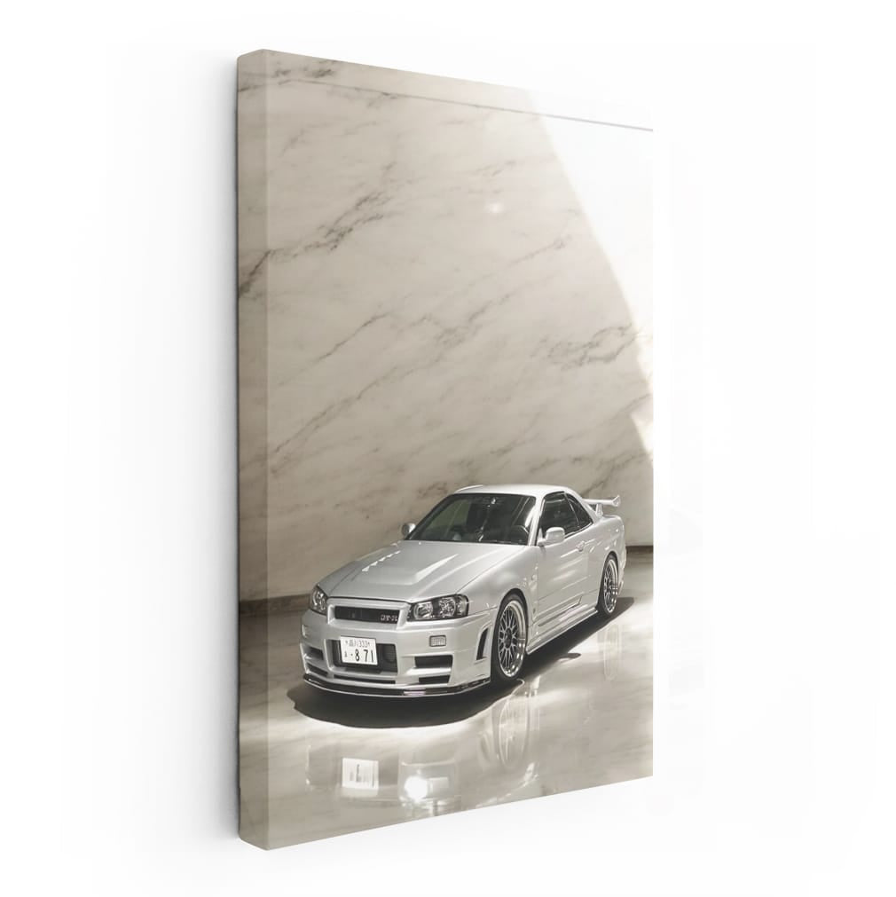 Nissan GT-R R34 Marble Finish - Iconic Performance Legend