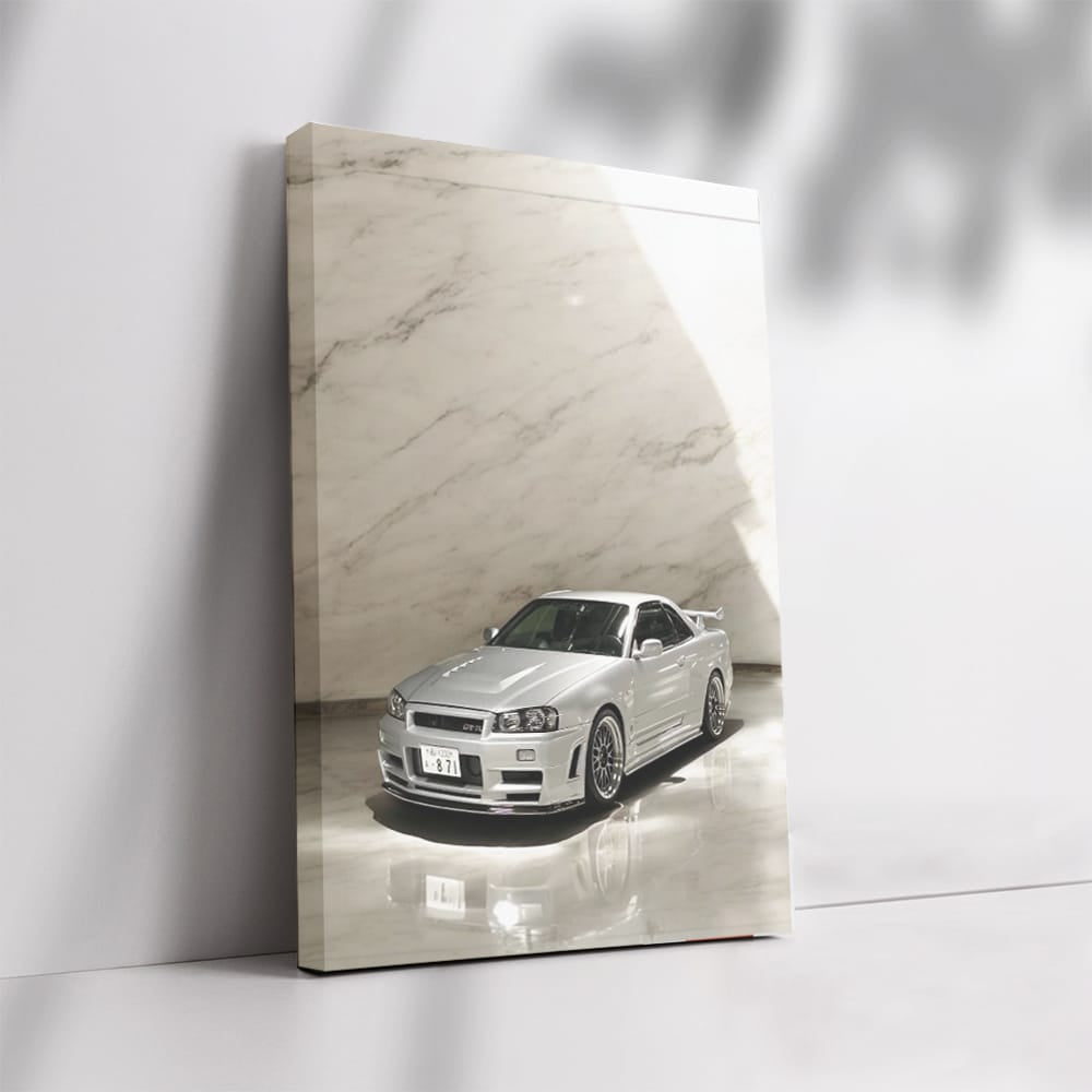 Nissan GT-R R34 Marble Finish - Iconic Performance Legend