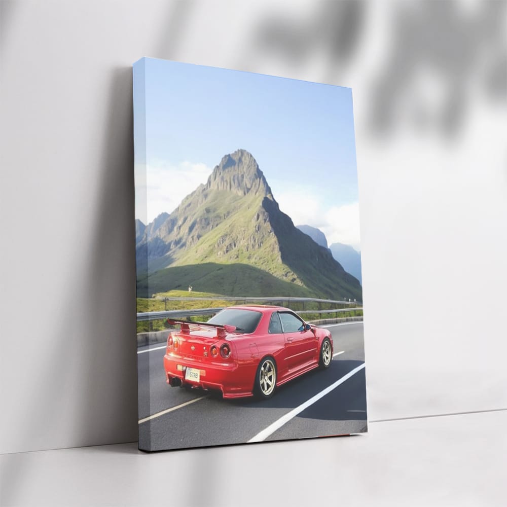 Nissan Skyline GT-R R34 in Mountains - Icon of Speed