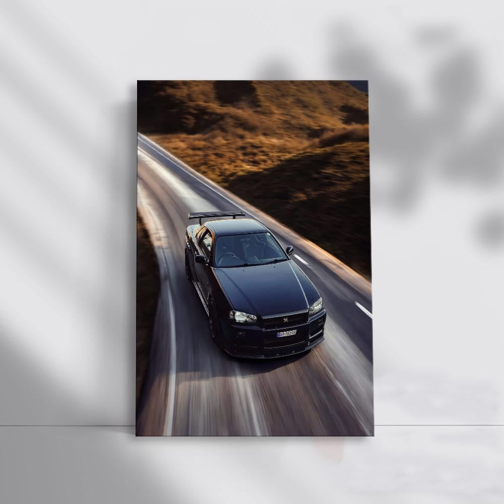 Nissan Skyline GT-R R34 at Mountains - Iconic Performance