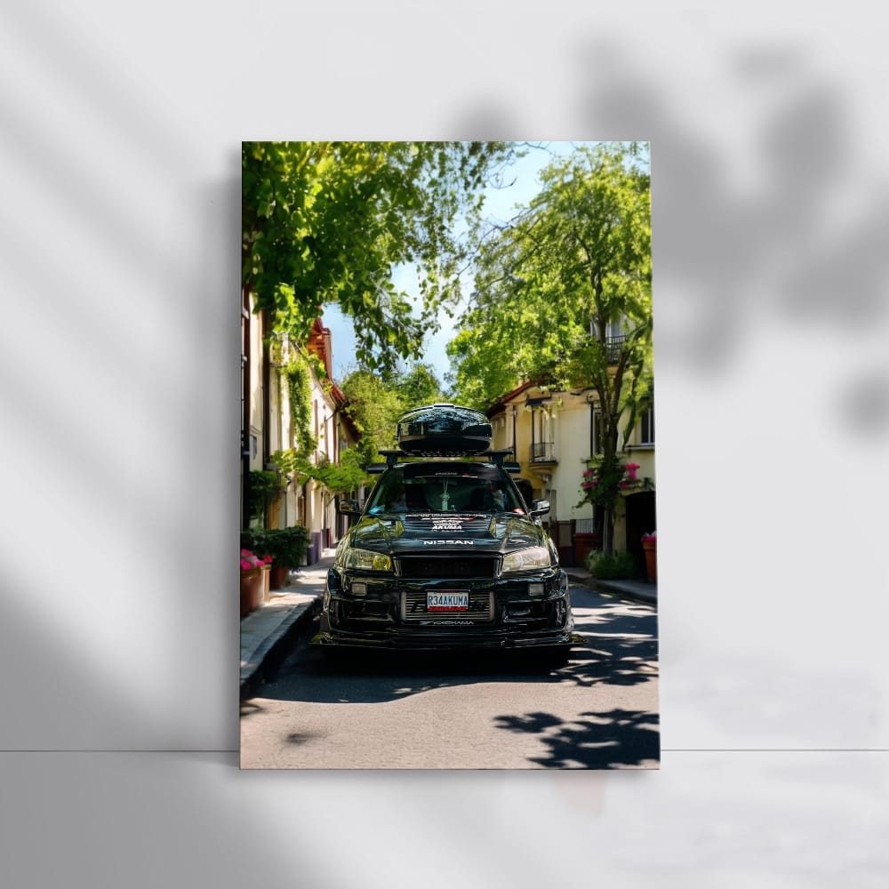 Nissan Skyline GT-R R34 in Valencia's Streets - Pure Thrill