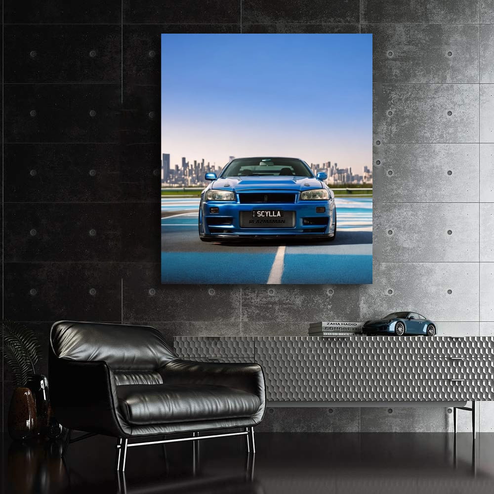 Nissan GT-R R34 Roaming New York Streets - Iconic Powerhouse