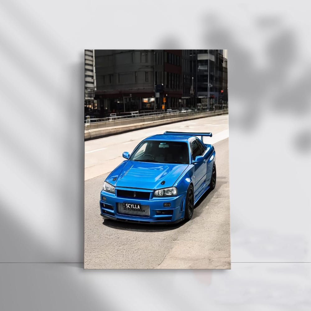 Nissan Skyline GT-R R34 Cruising New York Streets - Iconic Power
