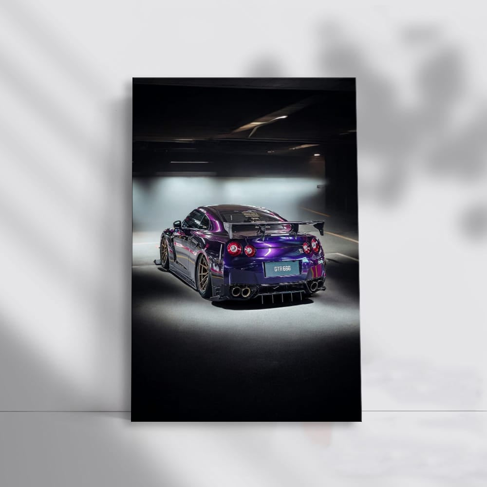 Nissan GT-R R35 Night Parking Shot - Power and Precision