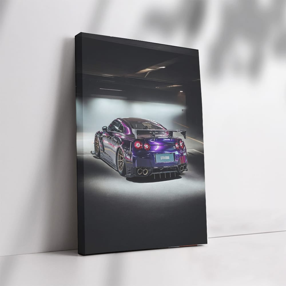 Nissan GT-R R35 Night Parking Shot - Power and Precision