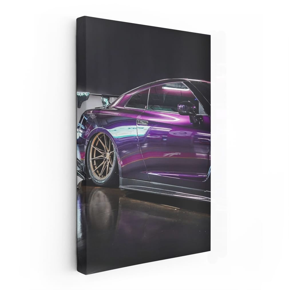 Nissan GT-R R35 Nighttime Parking Glory - Power Unleashed