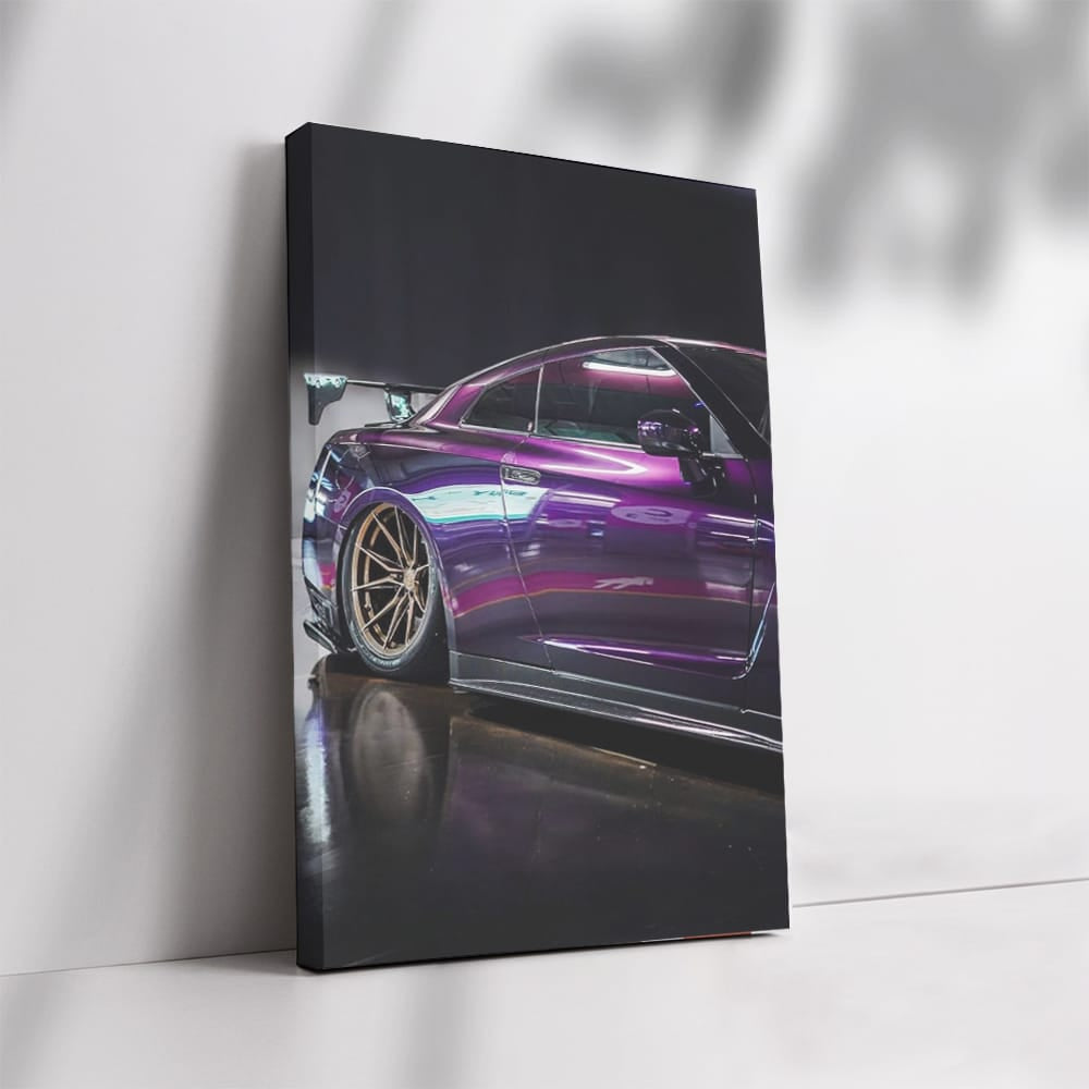 Nissan GT-R R35 Nighttime Parking Glory - Power Unleashed