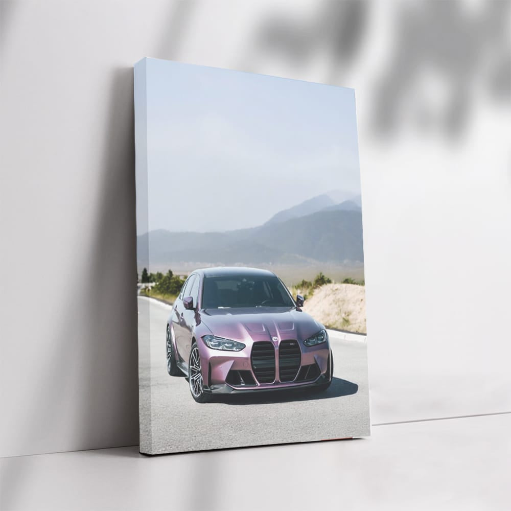 Pink Purple Bmw M3 G8 Wall Art