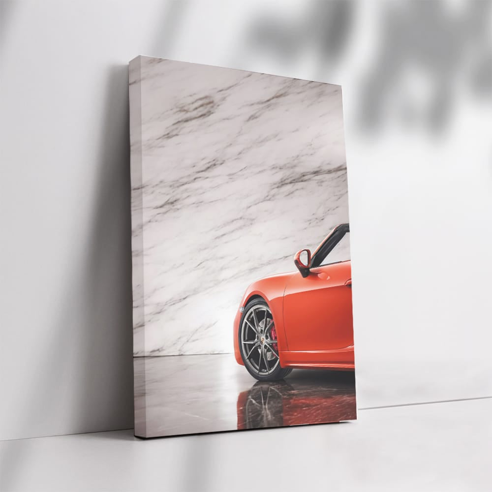 Porsche 718 Boxster S in Red Marble - Sporty Elegance