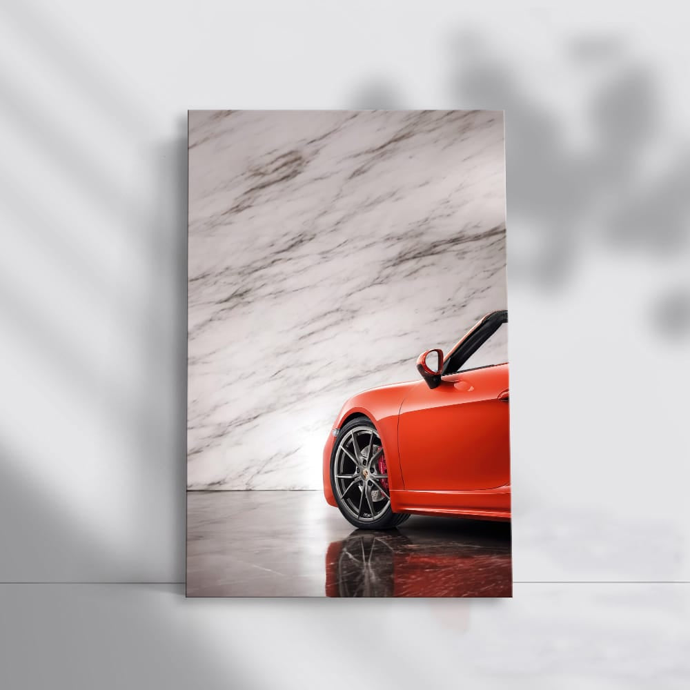 Porsche 718 Boxster S in Red Marble - Sporty Elegance