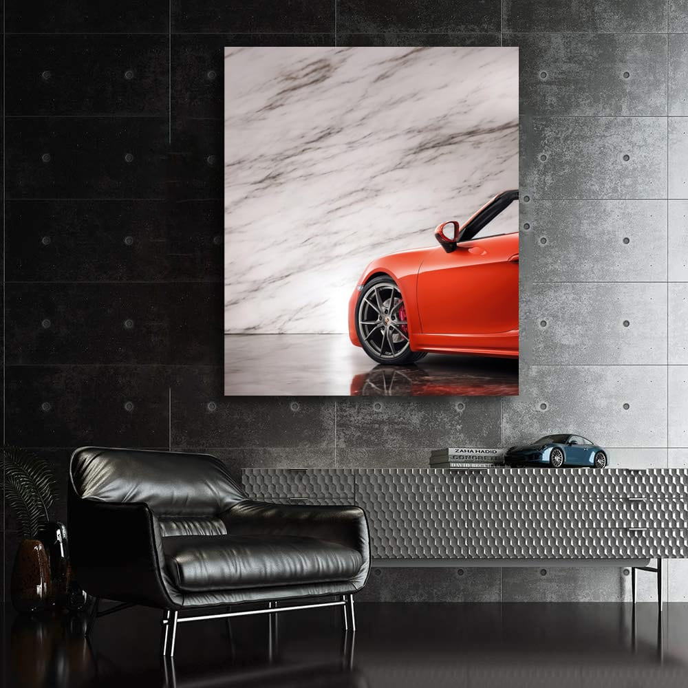 Porsche 718 Boxster S in Red Marble - Sporty Elegance