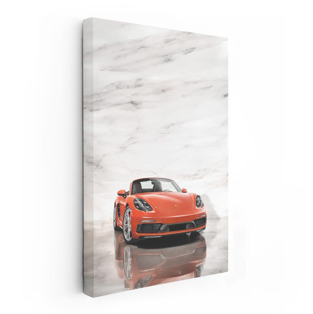 Red Marble Porsche 718 Boxster S - Elegance Meets Power