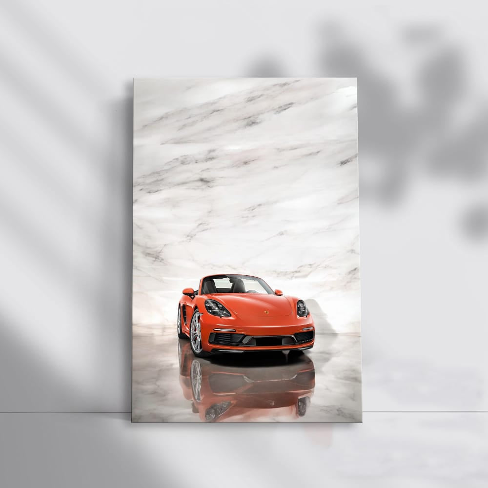 Red Marble Porsche 718 Boxster S - Elegance Meets Power