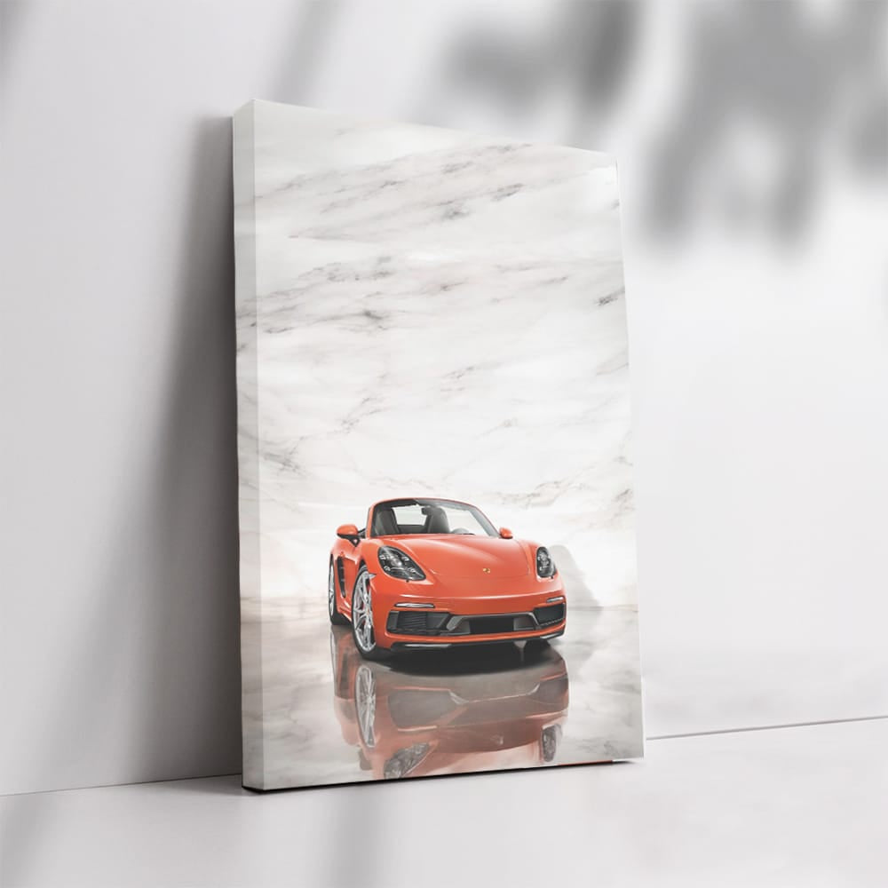 Red Marble Porsche 718 Boxster S - Elegance Meets Power