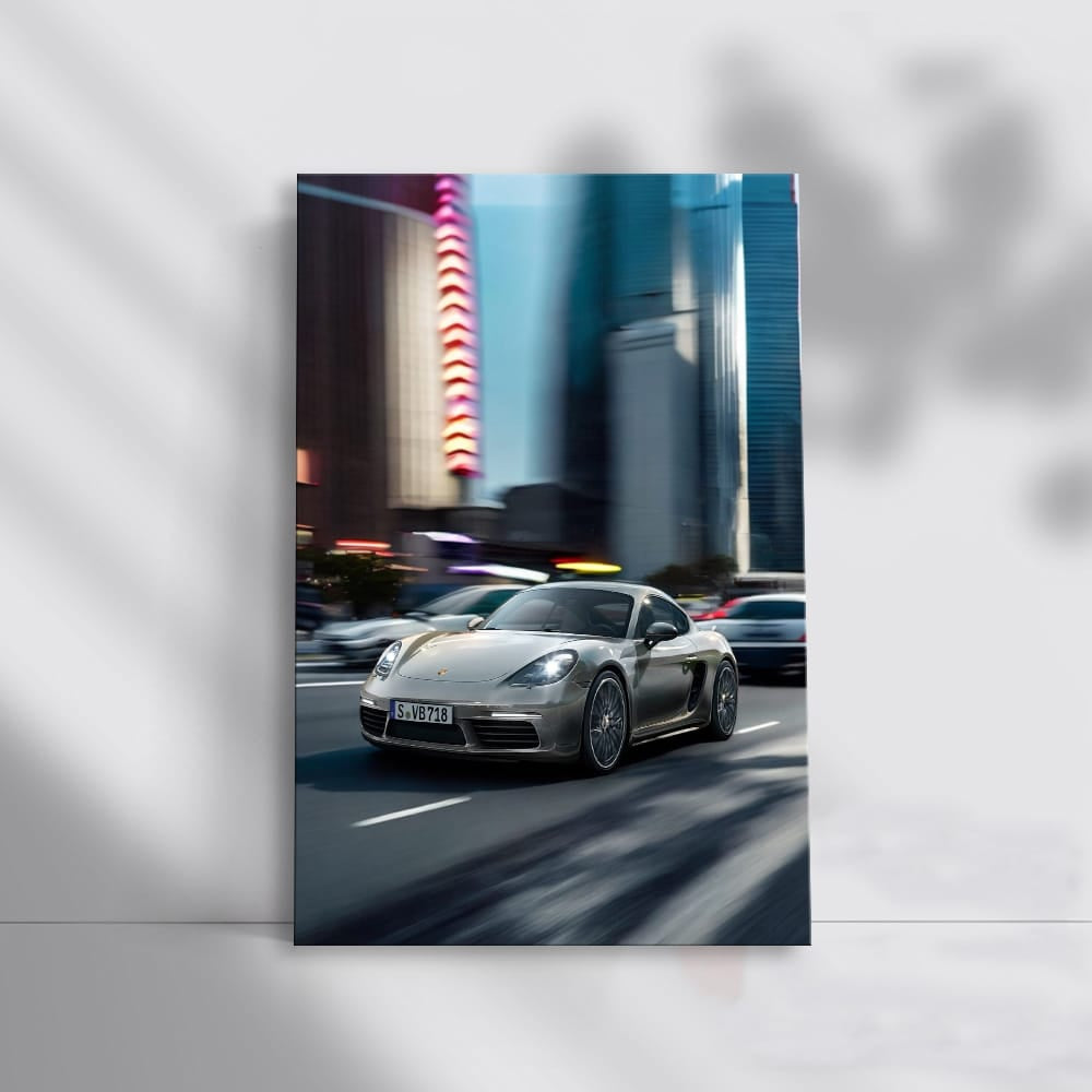 Urban Elegance: Porsche 718 Cayman S - Dynamic Performance