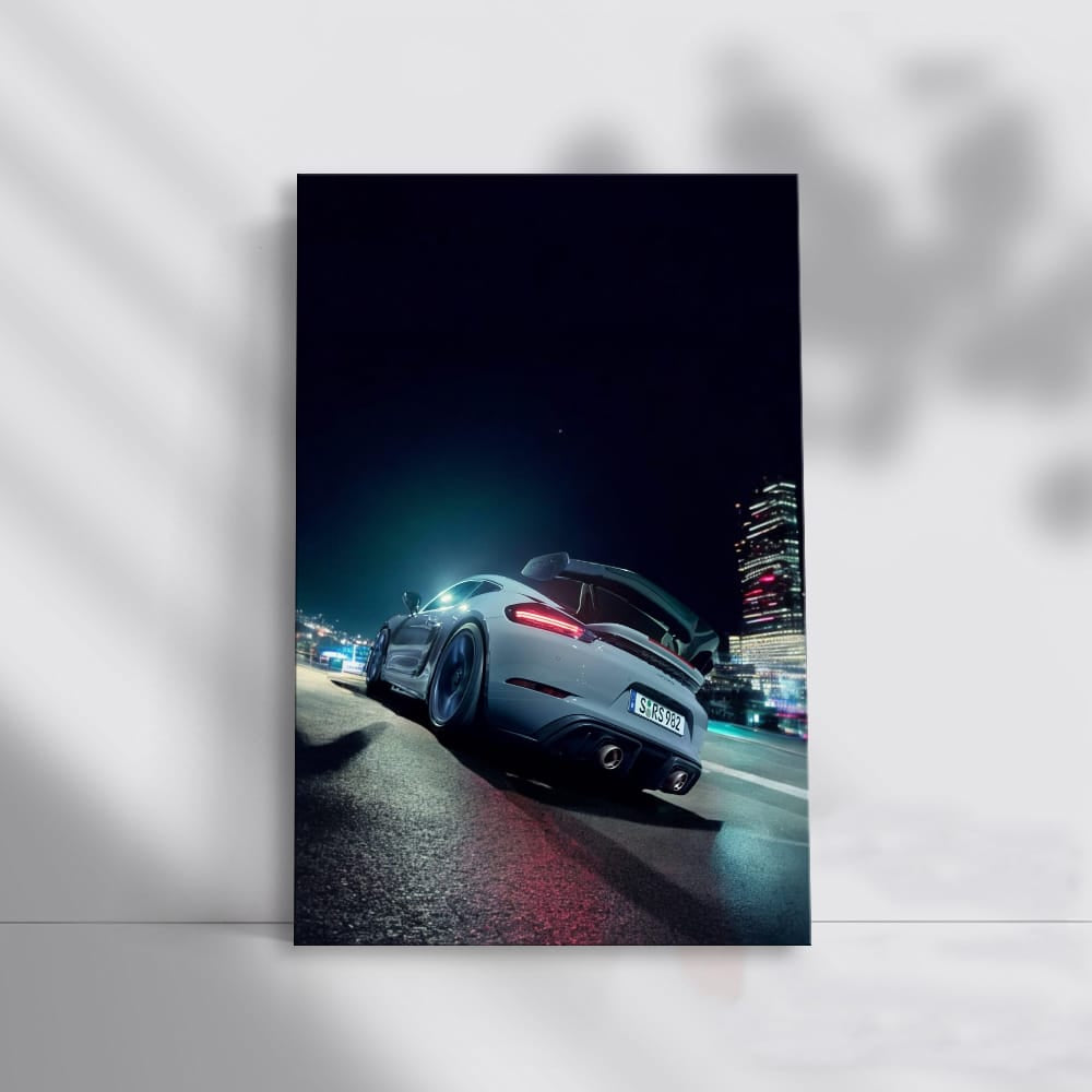 Porsche 718 Cayman Night Drive - Unleash Power