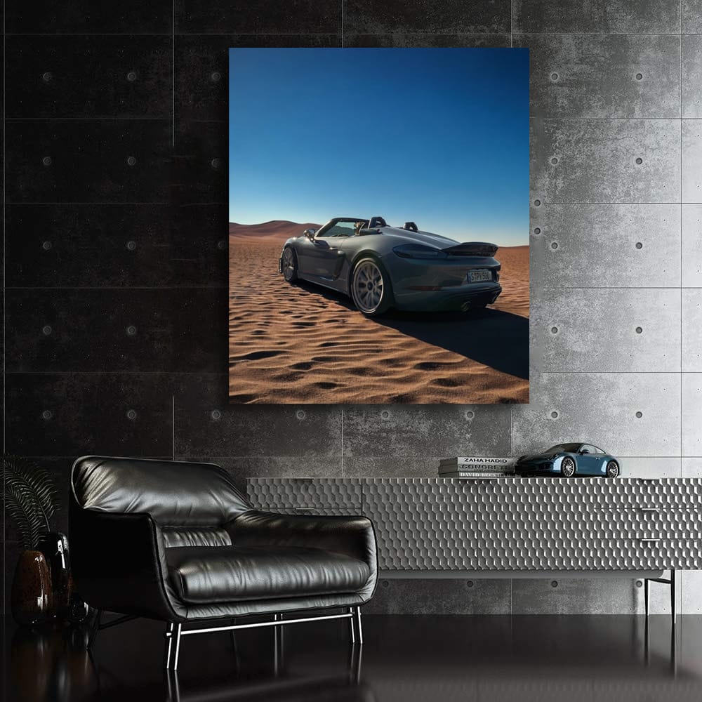 Porsche 718 Spyder RS Roars Through Desert - Pure Adrenaline