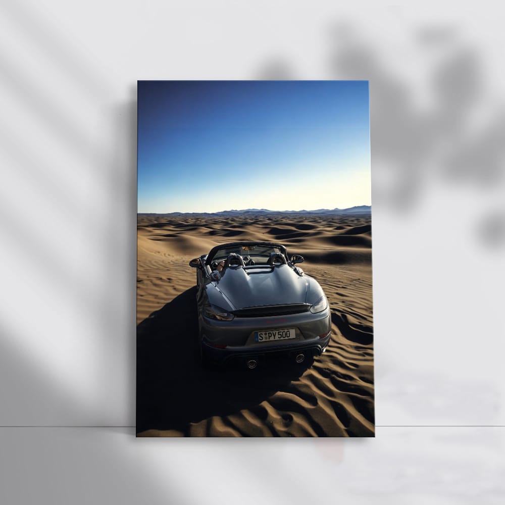 Porsche 718 Spyder RS Roars Through Desert - Pure Performance
