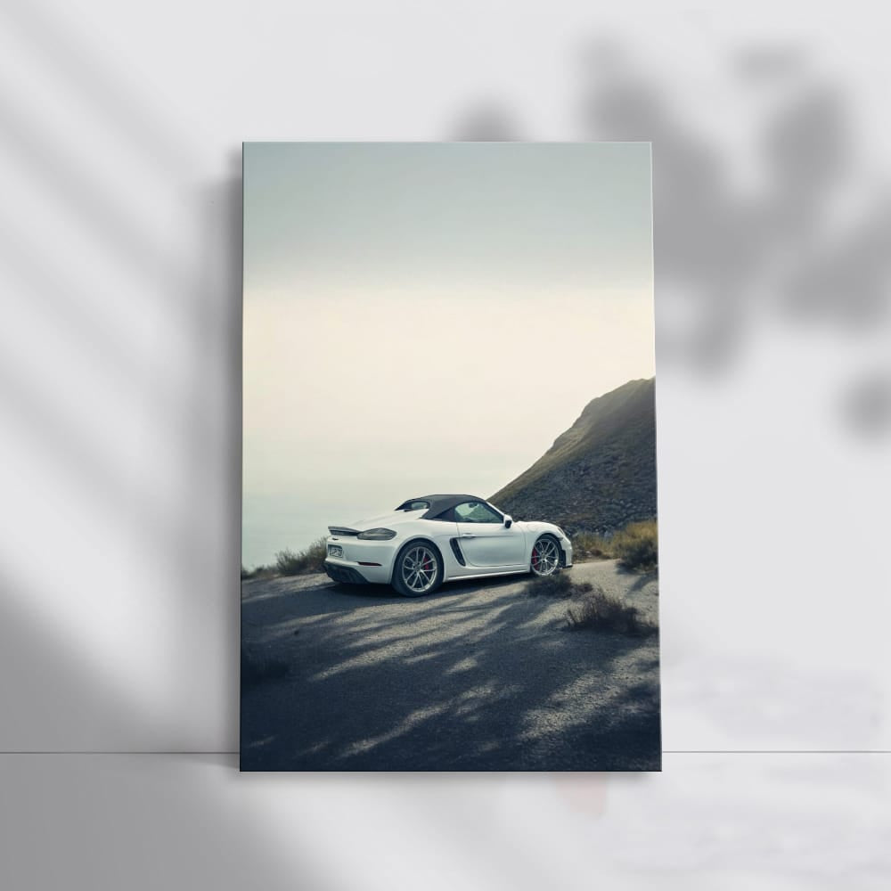 Porsche 718 Spyder with Mountain View - Pure Driving Thrill