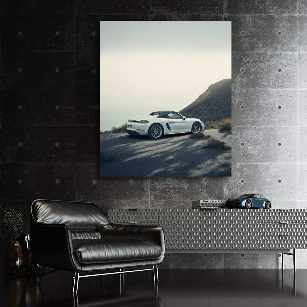 Porsche 718 Spyder with Mountain View - Pure Driving Thrill