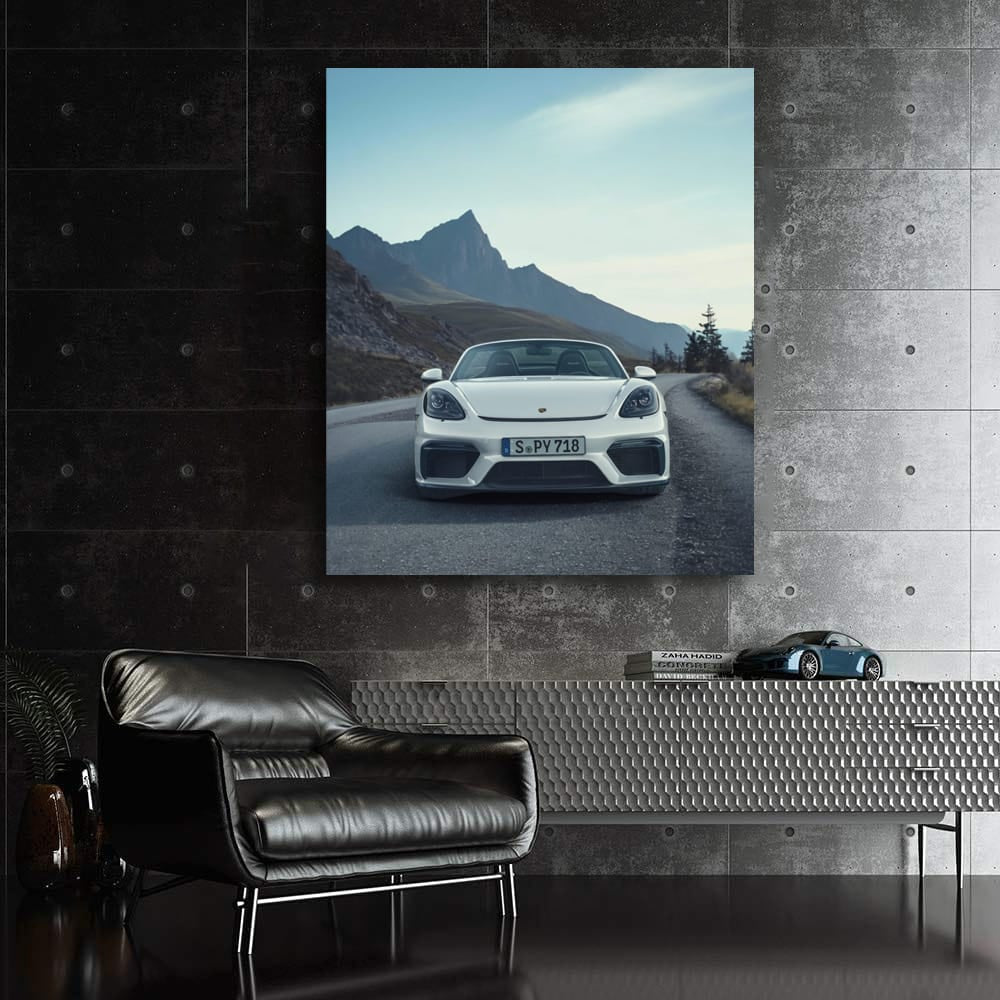 Porsche 718 Spyder with Mountain View - Thrill on Wheels