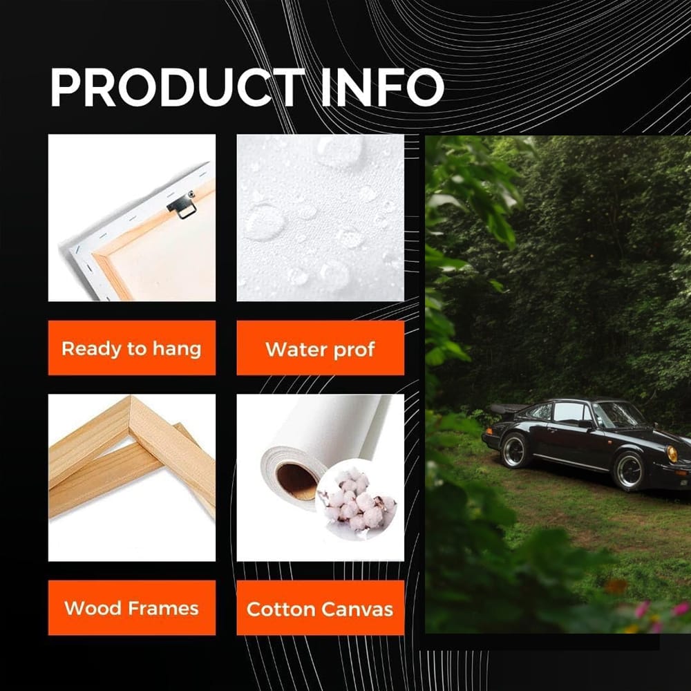 Classic Black 1987 Porsche 911 Carrera 3.2 in Forest - Timeless Elegance