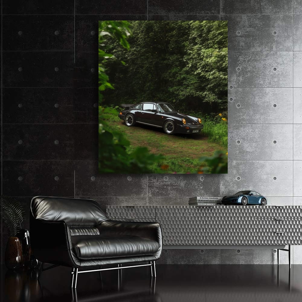 Classic Black 1987 Porsche 911 Carrera 3.2 in Forest - Timeless Elegance