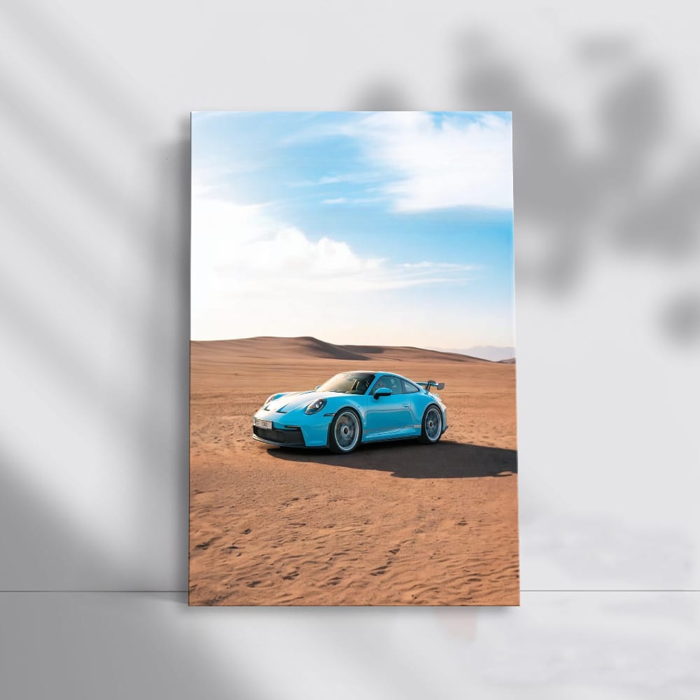 Porsche 911 GT3 Shark Blue: Powerhouse in Desert Serenity